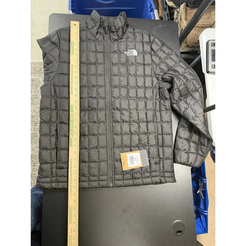 North Face Thermoball Puffer Jacket Black Size Medium NEW Quilted Outdoors